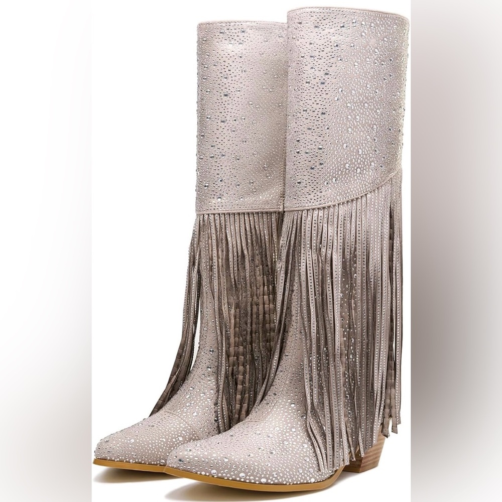 Women's Sparkly Rhinestone Cowboy Boots